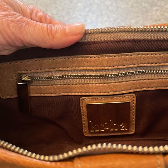 KOOBA Erin Brown Leather Convertible Bag - Picture 12 of 16